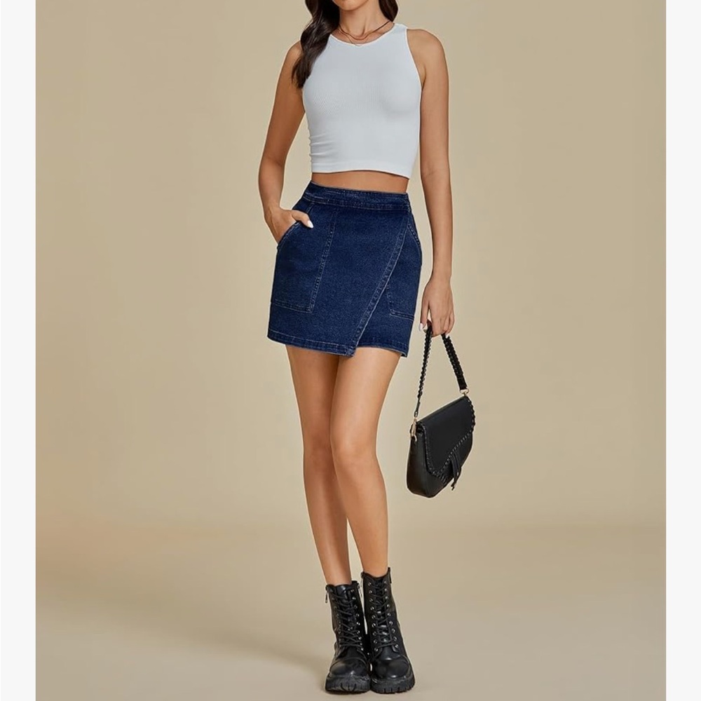 Denim Blue Women's Skort NWT